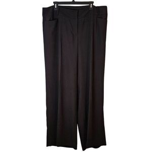 Lane Bryant black dress pants, wide leg. Size 18R.